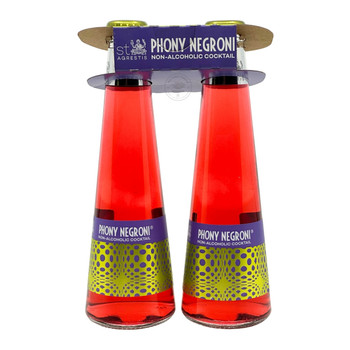St. Agrestis Phony Negroni Non-Alcoholic Cocktail 2 Pack 200ml