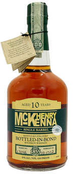 Henry Mckenna Single Barrel Whiskey 10 Yr