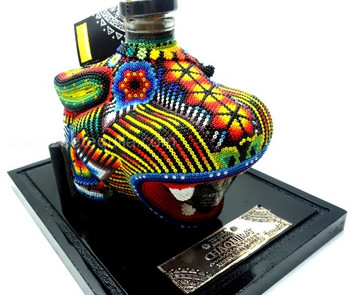 Chaquira Beaded Jaquar Extra Anejo