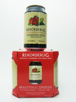 REKORDERLIG Hard Cider (Strawberry-lime) 4pk