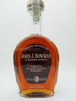 John J. Bowman Virginia Straight Bourbon Whiskey (Single Barrel)