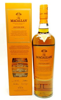 THE MACALLAN EDITION No 2. SINGLE MALT SCOTCH WHISKEY