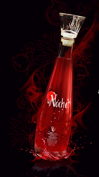 La Noche Tequila infused with Pomegranate