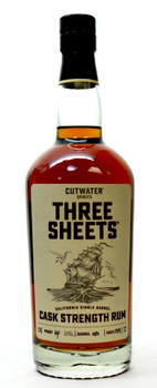 Three Sheets Cask Strength  Rum 5yr