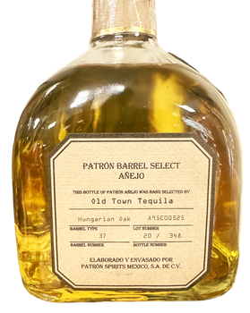 Patrón Single Barrel Hungarian Oak Añejo Tequila