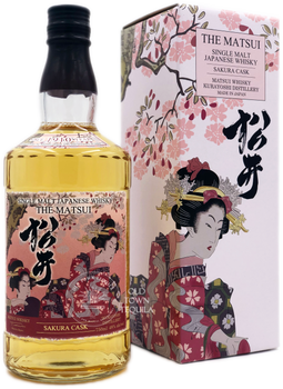 The Matsui Single Malt Sakura Cask Japanese Whisky 750ml