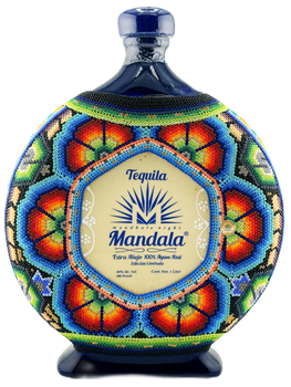 Tequila Mandala Extra Anejo Chaquira Art Limited Edition