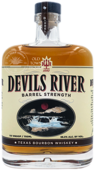 Devils River Barrel Strength Texas Bourbon Whiskey 750ml