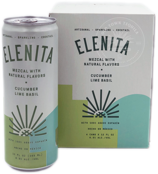 Elenita Mezcal Cucumber Lime Basil 4 Pack