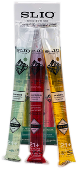 SLIQ Spirited Ice Agave Assorted 100ml