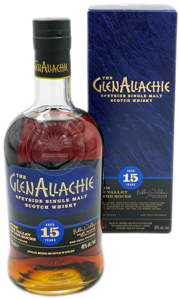 The GlenAllachie Speyside Single Malt Scotch Whisky Aged 15 Years