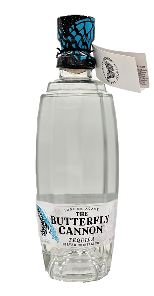 The Butterfly Cannon Silver Cristalino Tequila 750ml