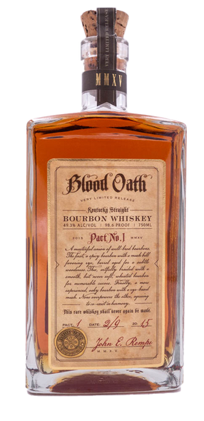 Blood Oath Pact No 1 Kentucky Straight Bourbon Whiskey 750ml