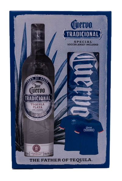 Jose Cuervo Tradicional Plata Tequila W/Soccer Jersey