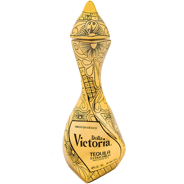 Dona Victoria Tequila Extra Anejo Gold Bottle