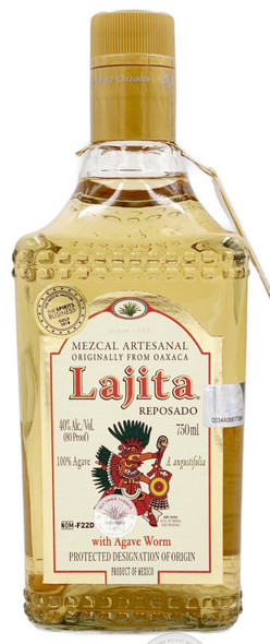 Lajita Mezcal Reposado W/Agave Worm 