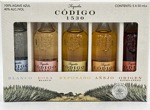 Código 1530 Tequila 5-Pack 50ml Gift Set