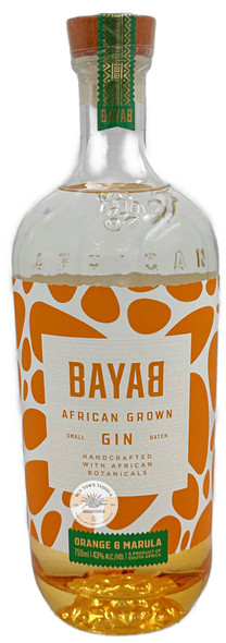 Bayab African Grown Orange & Marula Gin