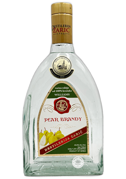 Distillery Zaric Rakija od kruške Williams Pear Brandy