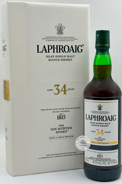 Laphroaig 34 Year Old The Ian Hunter Story Book 4 Single Malt Scotch Whisky