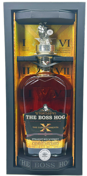 Whistlepig Boss Hog X The Commandments Straight Rye Whiskey
