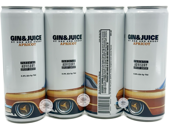 Gin & Juice Apricot By Dre And Snoop 4 Pack 355ml