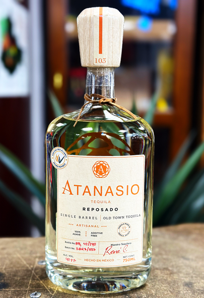 Atanasio Old Town Tequila single barrel Reposado 41.1 ABV