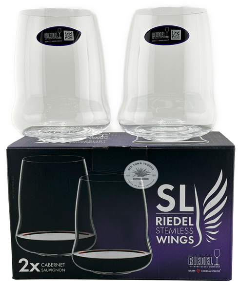 SL Riedel Stemless Wings Set of 2 Glasses (Cabernet) 