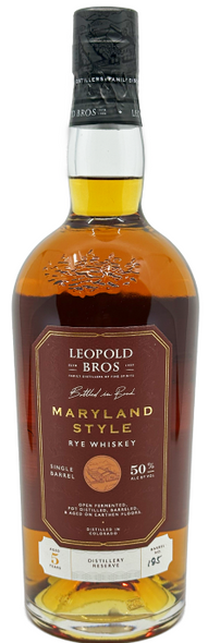 Leopold Bros Maryland Style Rye Whiskey