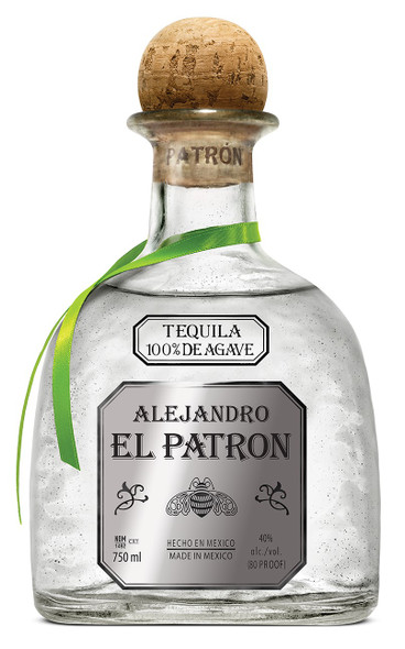 Patron Silver with Custom Label (tequila)