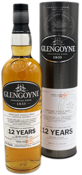 Glengoyne Highland Single Malt Scotch Whisky 12 yr Cask 750ml