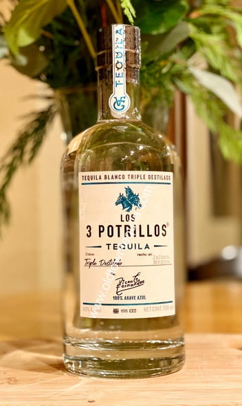 Los 3 Potrillos Blanco Tequila De Vicente Fernández