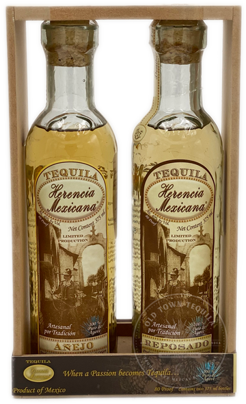 Herencia Mexicana Tequila (375 mL each) 2-Piece Añejo & Reposado