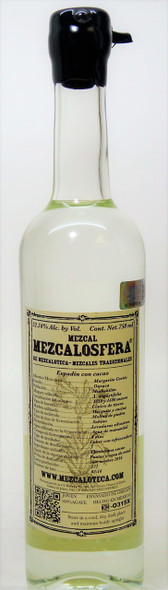 Mezcalosfera de Mezcaloteca Con Cacao Mezcal 