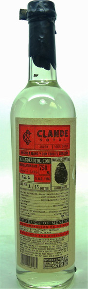 CLANDE SOTOL BY EDUARDO ARRIETA RED LABEL