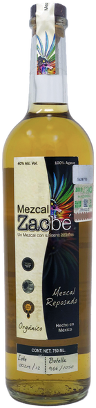 Zacbe Reposado Organic Mezcal