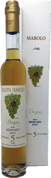 Marolo Moscato Dopo 5 Year Old Grappa 375ml Marolo Moscato Dopo 5 Year Old Grappa 375ml