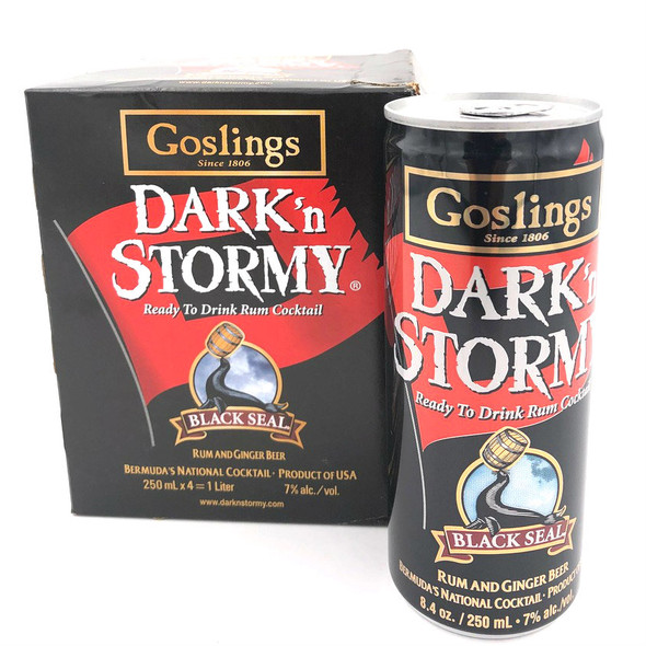 Gosling's Dark'n Stormy Cocktail 4 packs Can