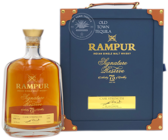 Rampur Indian Single Malt Whisky Signature Reserve Celebrating 75 years of Distillery 