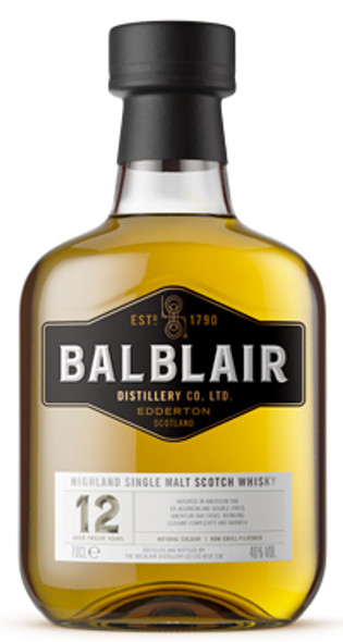 Balblair 12 Year Old Highland Single Malt Scotch Whisky 750ml