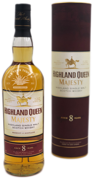 Highland Queen Majesty Highland Single Malt Scotch Whisky Aged 8 Years 