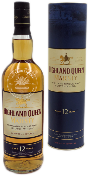 Highland Queen Majesty Highland Single Malt Scotch Whisky Aged 12 Years 