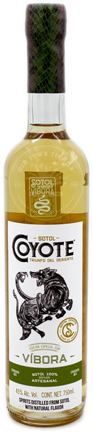 Sotol Coyote Triunfo del Desierto Limited Edition with Vibora