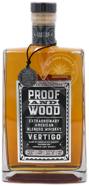 Proof and Wood Vertigo Extraordinary American Blended Whiskey 