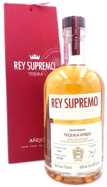 Rey Supremo Tequila Anejo 750ml