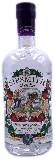 SIPSMITH London Strawberry Smash Gin 750ml