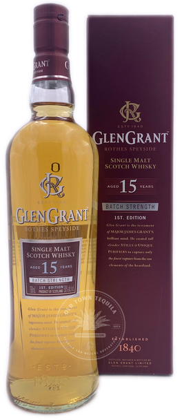 GlenGrant Single Malt Scotch Whisky 15yrs Batch Strength 1st Edition 750ml