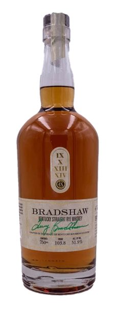 Bradshaw Kentucky Straight Rye Whiskey 750ml
