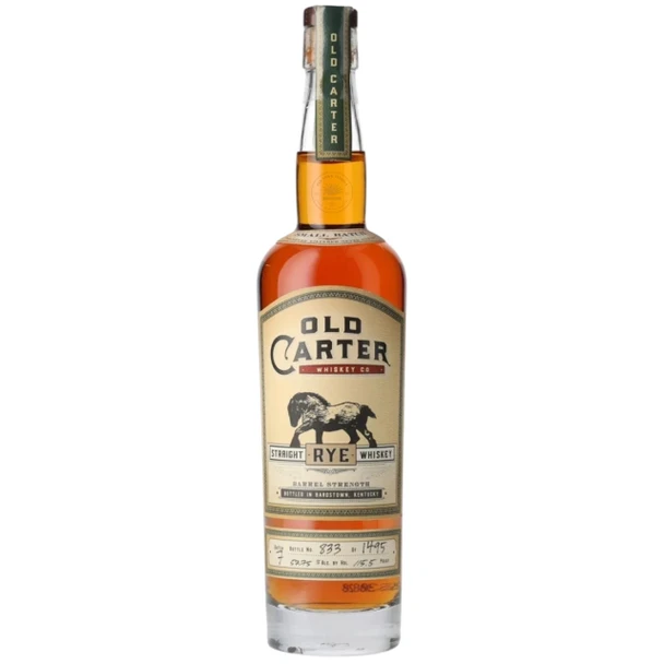 Old Carter Straight Rye Whiskey Batch 750ml Batch #7