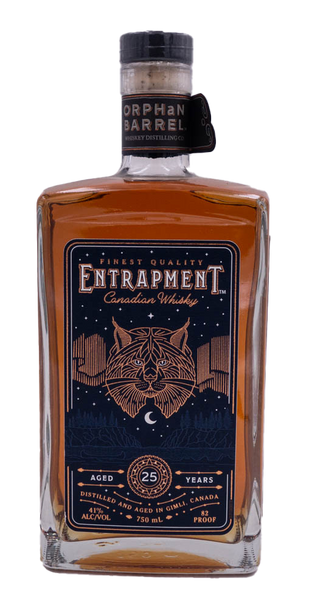 Orphan Barrel Entrapment 25 Year Canadian whisky
